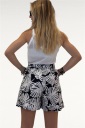 shorts con elastico in vita fiocchetto